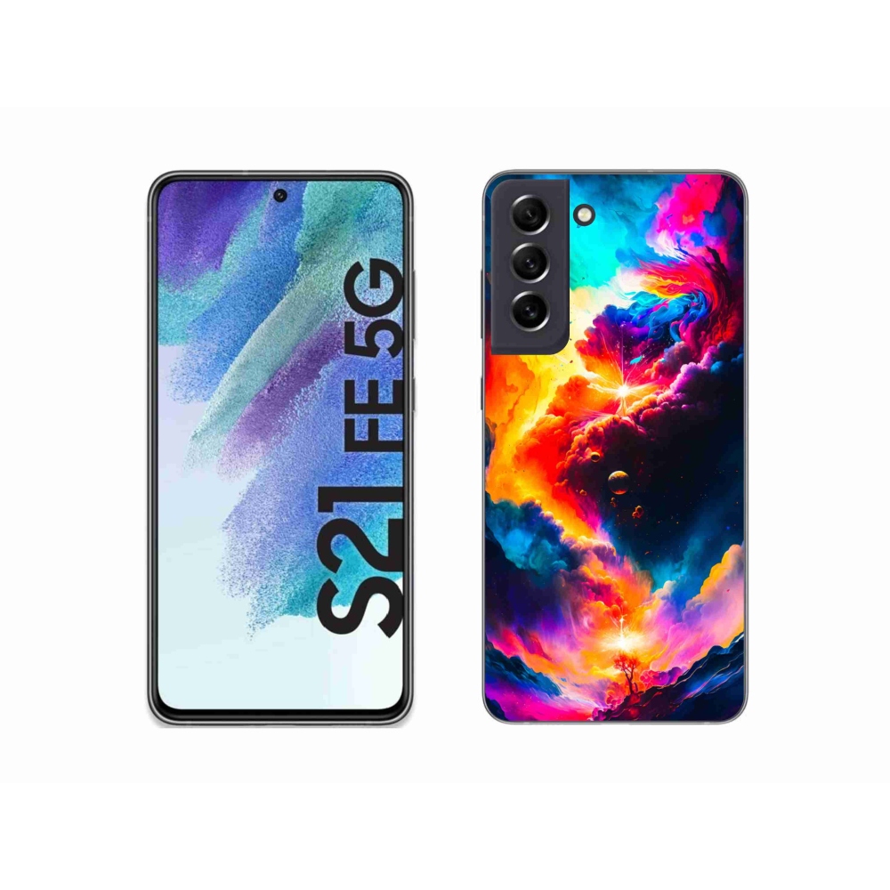 Gél borítás mmCase Samsung Galaxy S21 FE 5G - absztrakt motívum Samsung Galaxy S21 FE 5G - absztrakt motívum