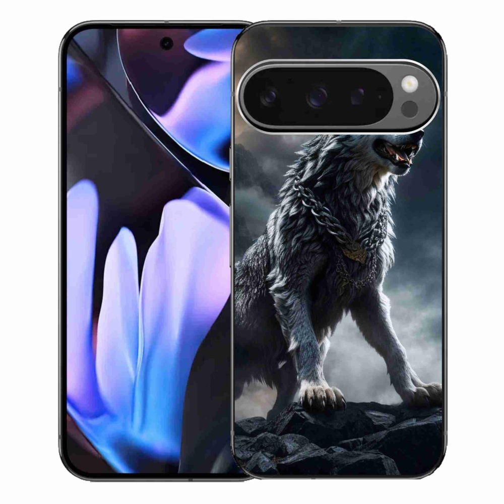 Gél borítás mmCase a Google Pixel 9 Pro XL-hez - farkas 1