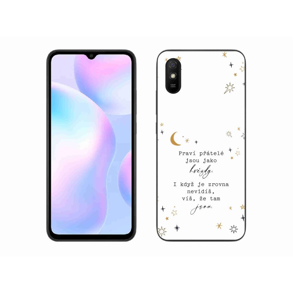 Gél borító mmCase a Xiaomi Redmi 9A - idézem 6 fehér háttérrel