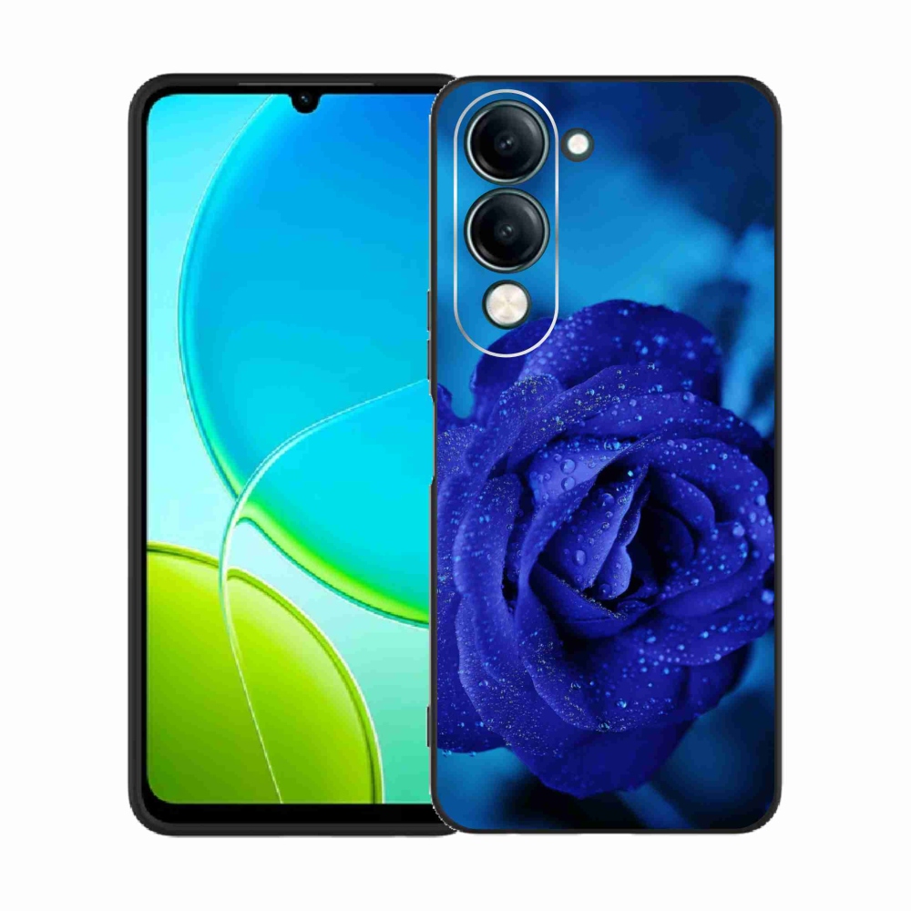 Gél védőburkolat mmCase a Vivo Y29s 5G készülékhez - kék rózsa