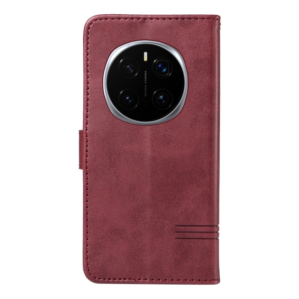 Póló alakú könyvtáska Honor Magic 7 Pro 5G - bordó színben