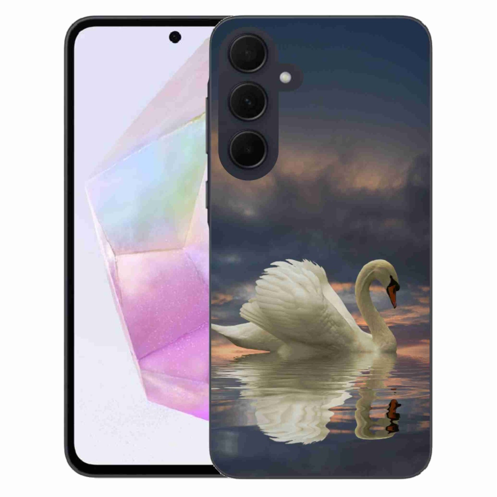 Gél védőhuzat mmCase Samsung Galaxy A35 5G - hattyú