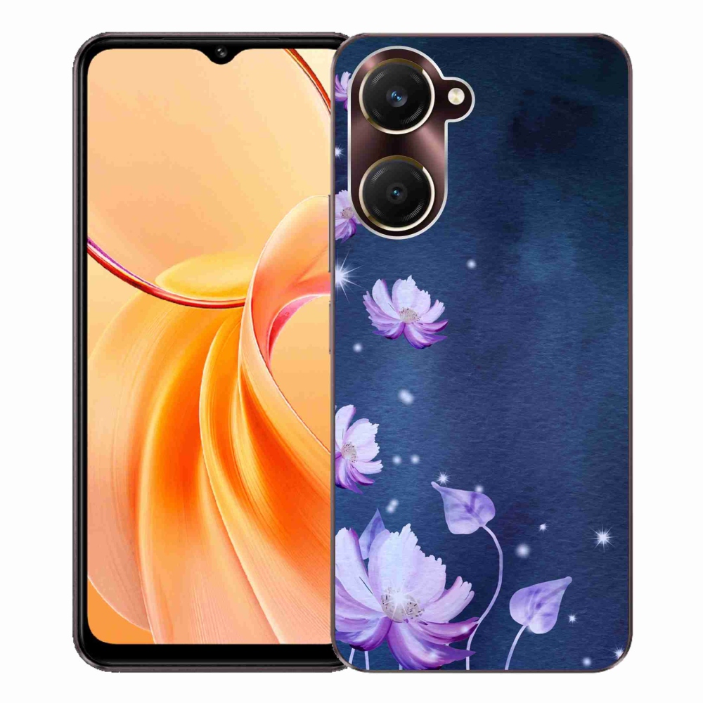 Gél borító mmCase a Vivo Y28s 5G-hez - hulló virágok