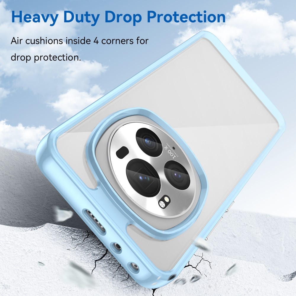 Gél tok fix hátlappal a Honor Magic 6 Pro 5G készülékhez - kék