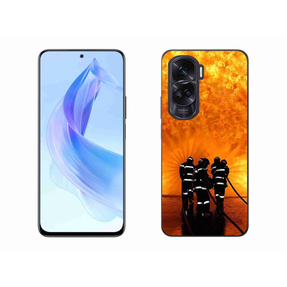 Zselés borítás mmCase a Honor 90 Lite-hoz - tűz