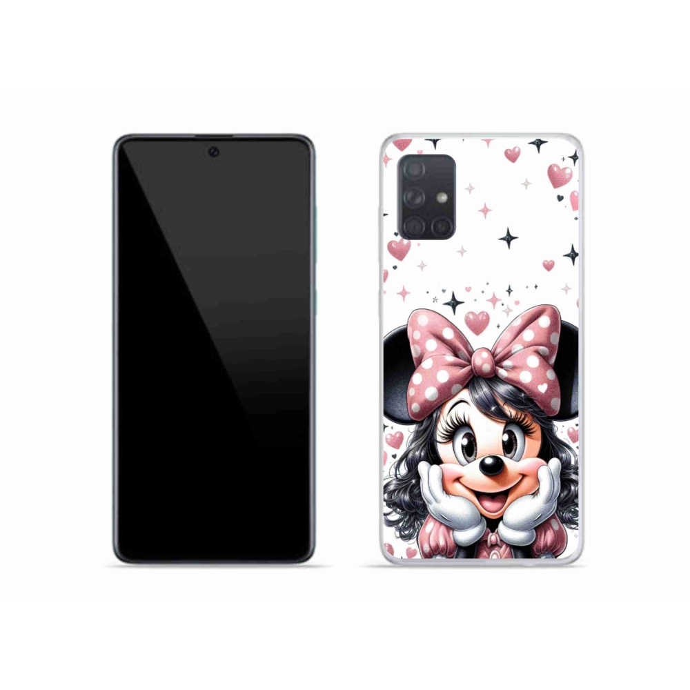 Gél védőhuzat mmCase Samsung Galaxy A51 készülékhez - minnie