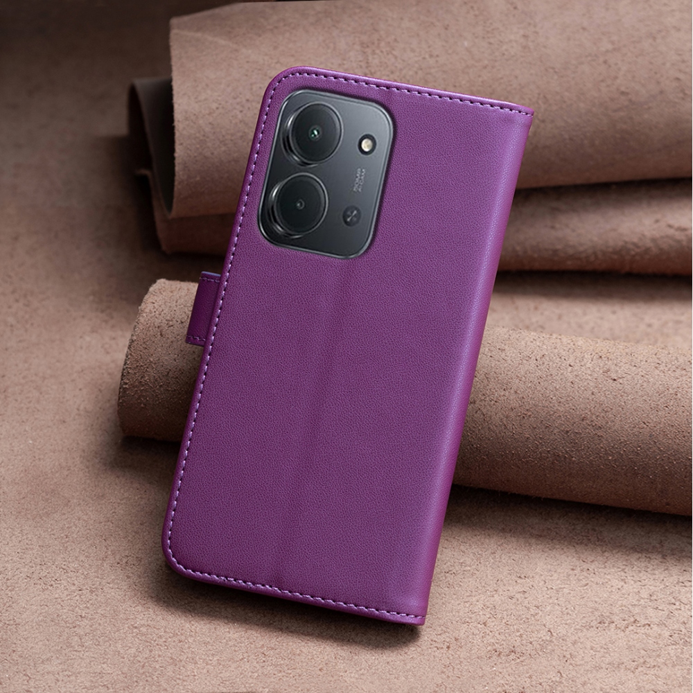 BNF könyvtáska Xiaomi Redmi 15C 4G/5G (173mm) - sötétlila