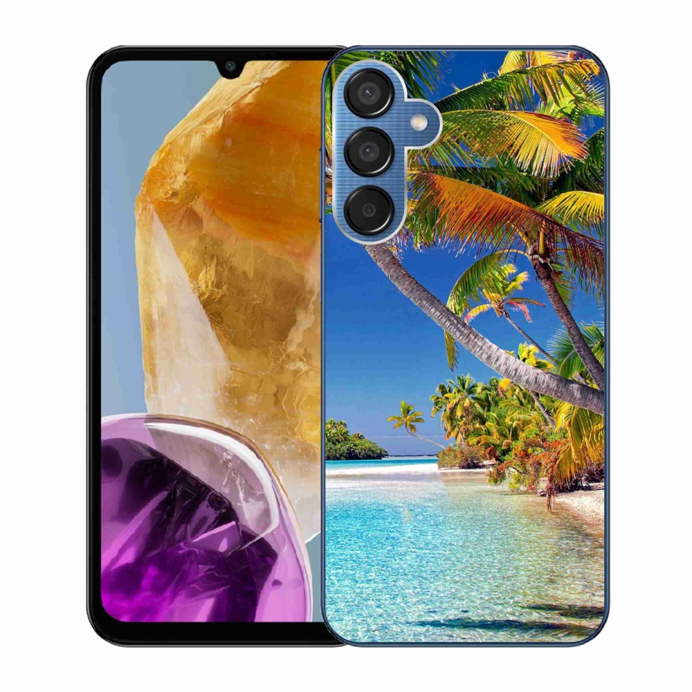 Gél tok mmCase Samsung Galaxy M15 5G - tengerparti zselés tok mmCase Samsung Galaxy M15 5G-hez