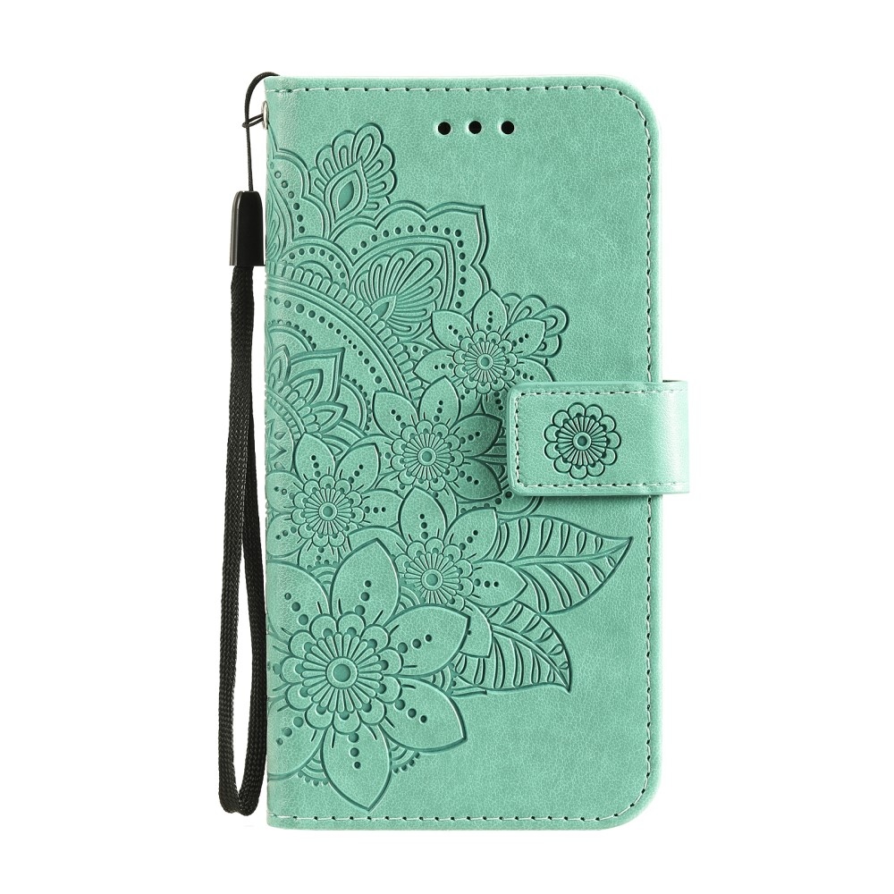 Mandala könyv tok a Vivo V50 Lite 4G/5G készülékhez - teal színű
