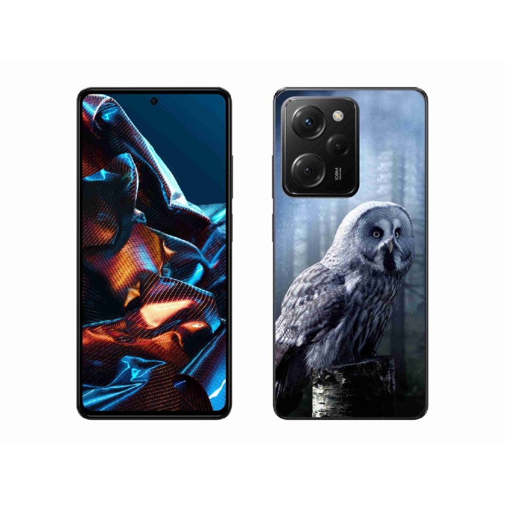 Gél borítás mmCase a Xiaomi Poco X5 Pro 5G számára - bagoly