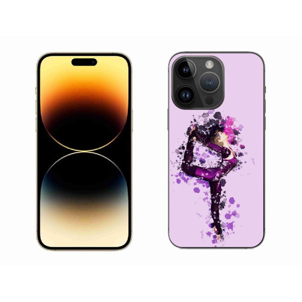 Zselés borítás mmCase iPhone 14 Pro Max készülékhez - balerina
