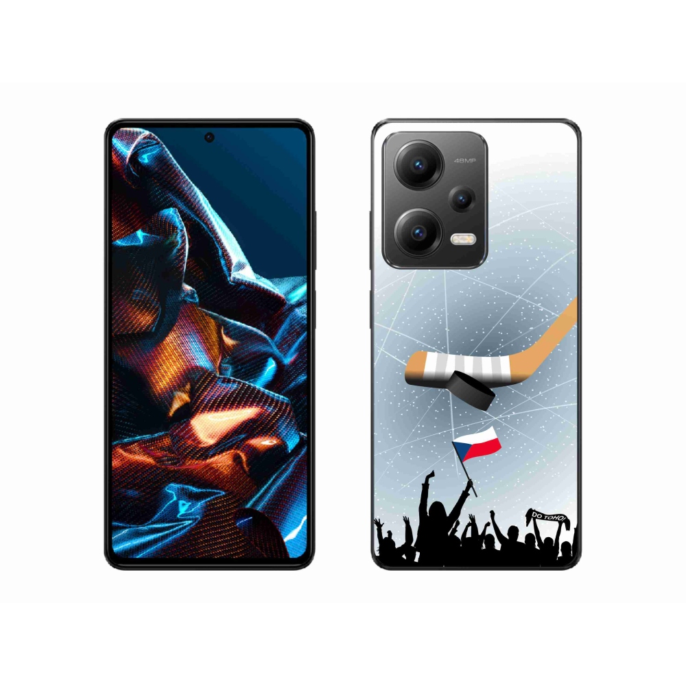 Gél borítás mmCase a Xiaomi Redmi Note 12 Pro 5G-hez - hoki rajongók számára