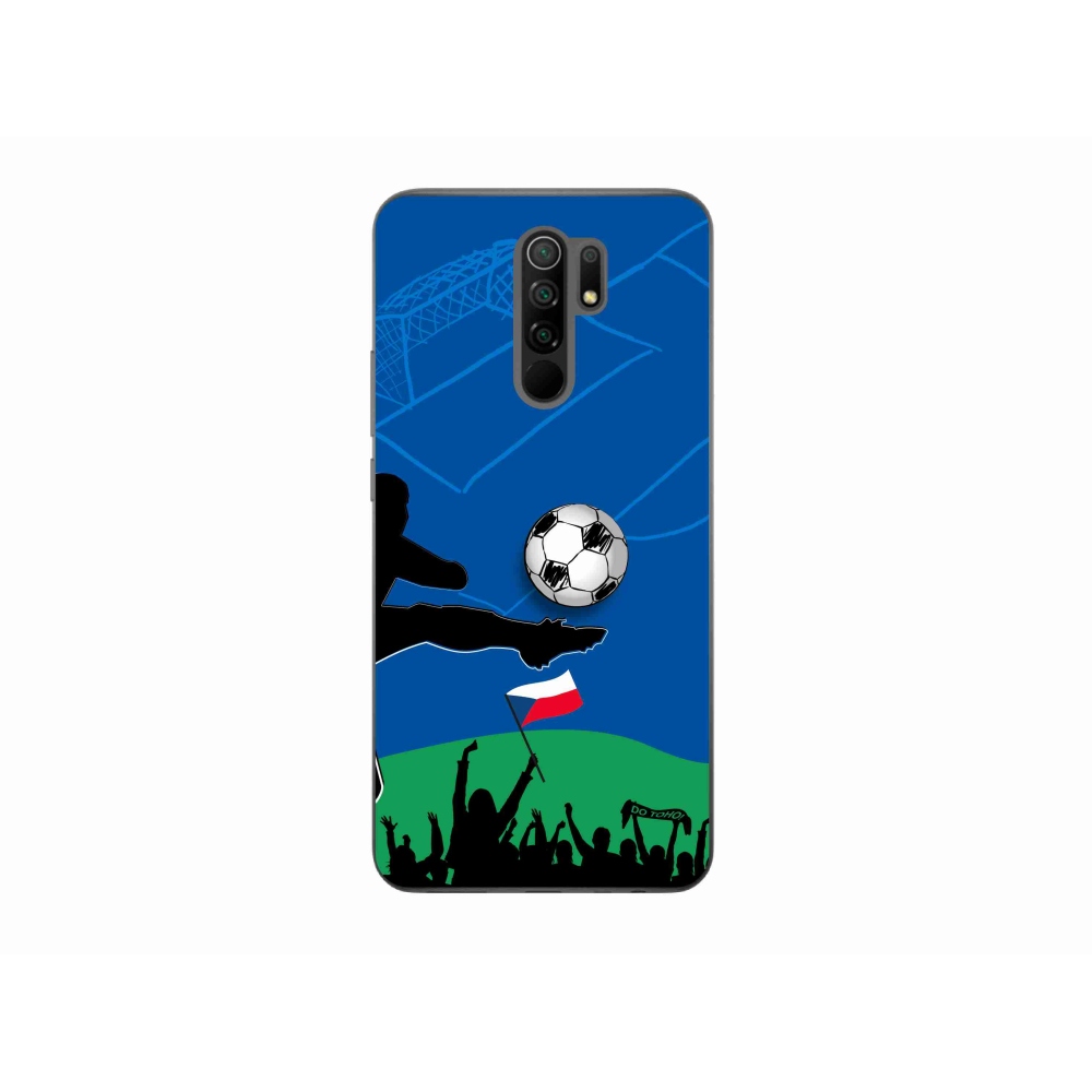 Gél borítás mmCase a Xiaomi Redmi 9-hez - futball rajongóknak