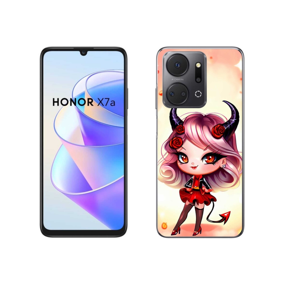 Gél borítás mmCase a Honor X7a számára - rajzfilm ördög