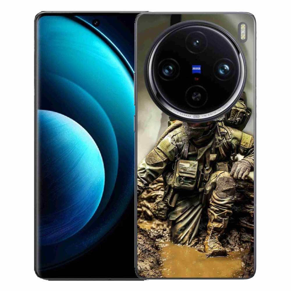 Zselés borítás mmCase a Vivo X100 Pro 5G-hez - katona