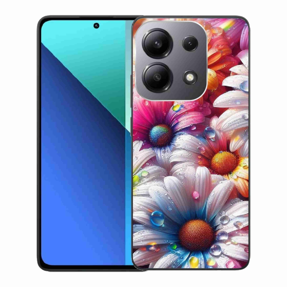 Gél borítás mmCase a Xiaomi Redmi Note 13-hoz - színes százszorszépek