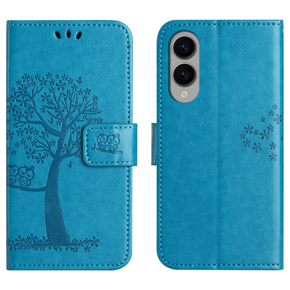 Fa könyv tok Samsung Galaxy S25 Edge készülékhez - kék