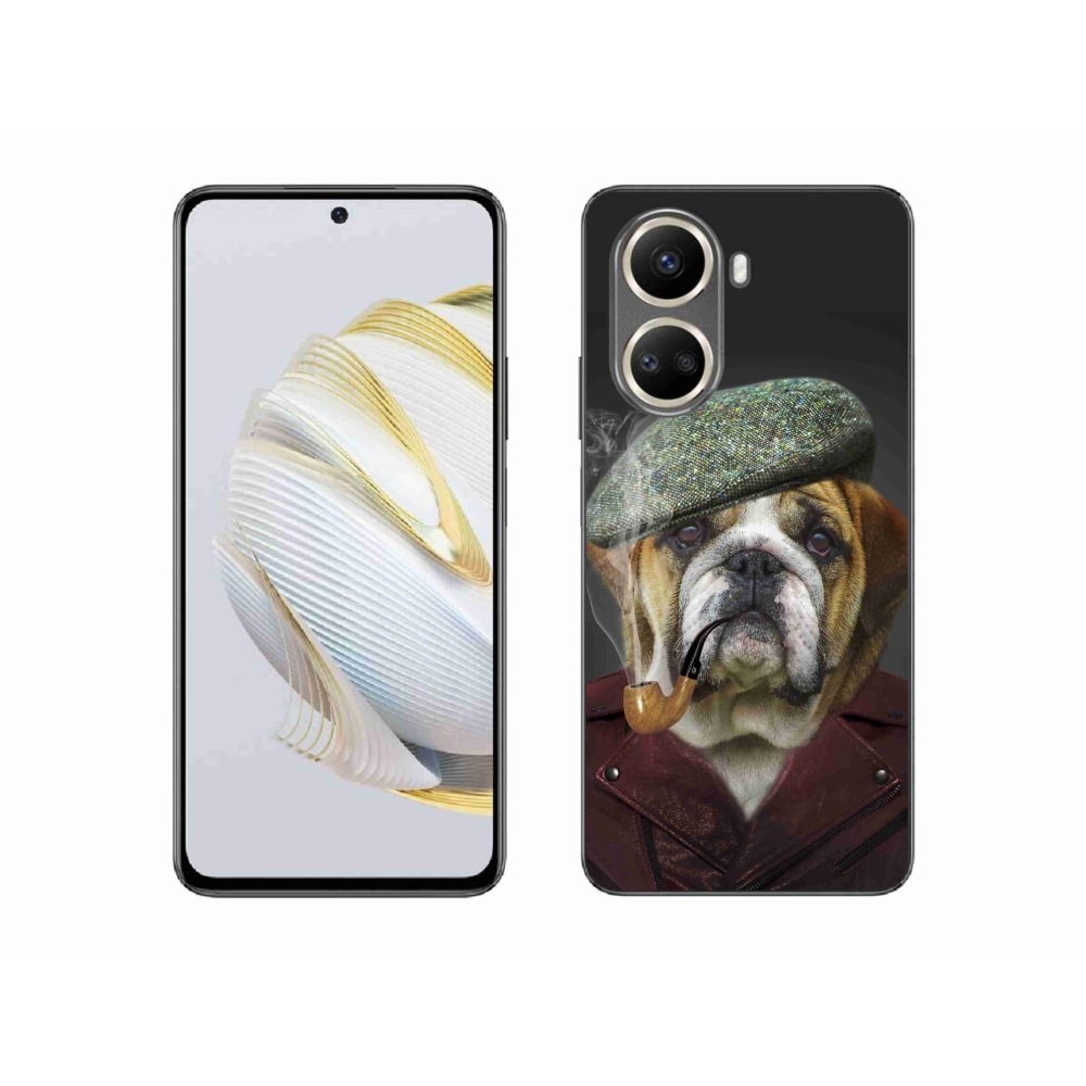 Gél borítás mmCase a Huawei Nova 10 SE-hez - kutya csővel