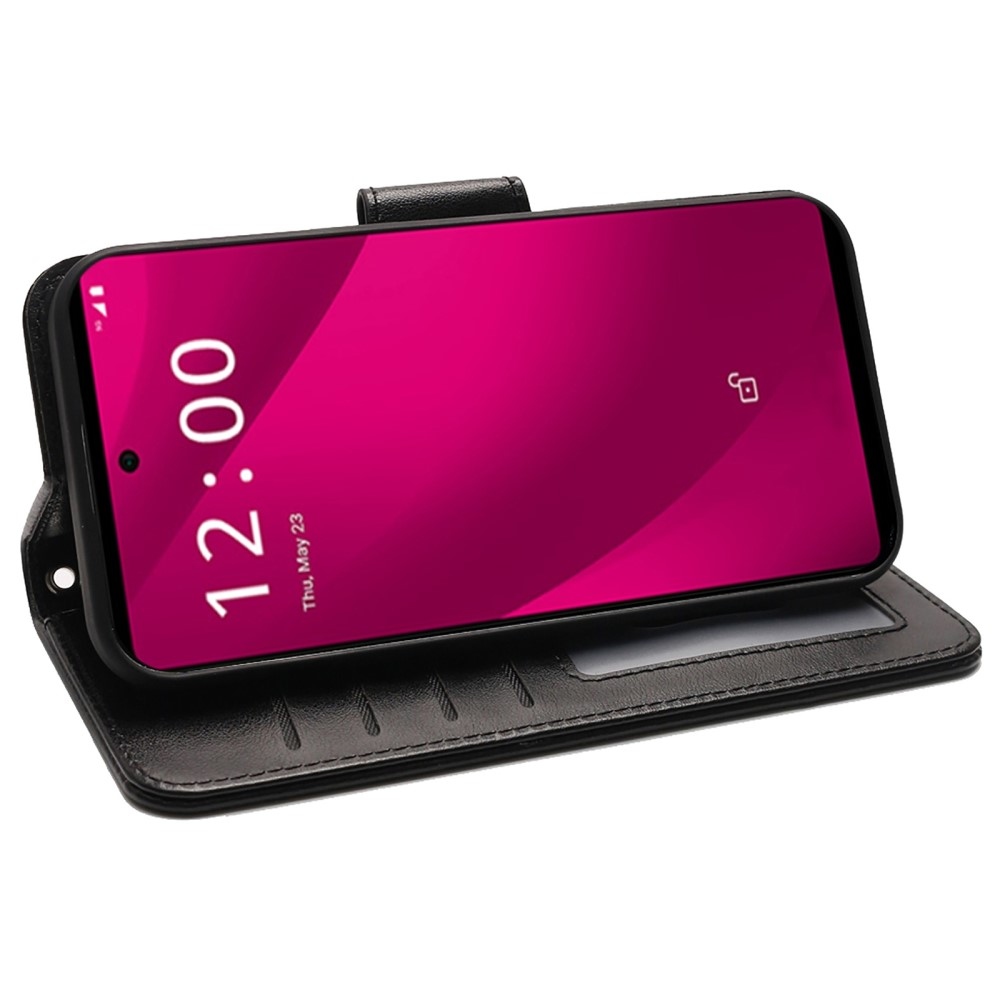 Erős könyves tok T-Mobile T Phone 2 Pro készülékhez - fekete