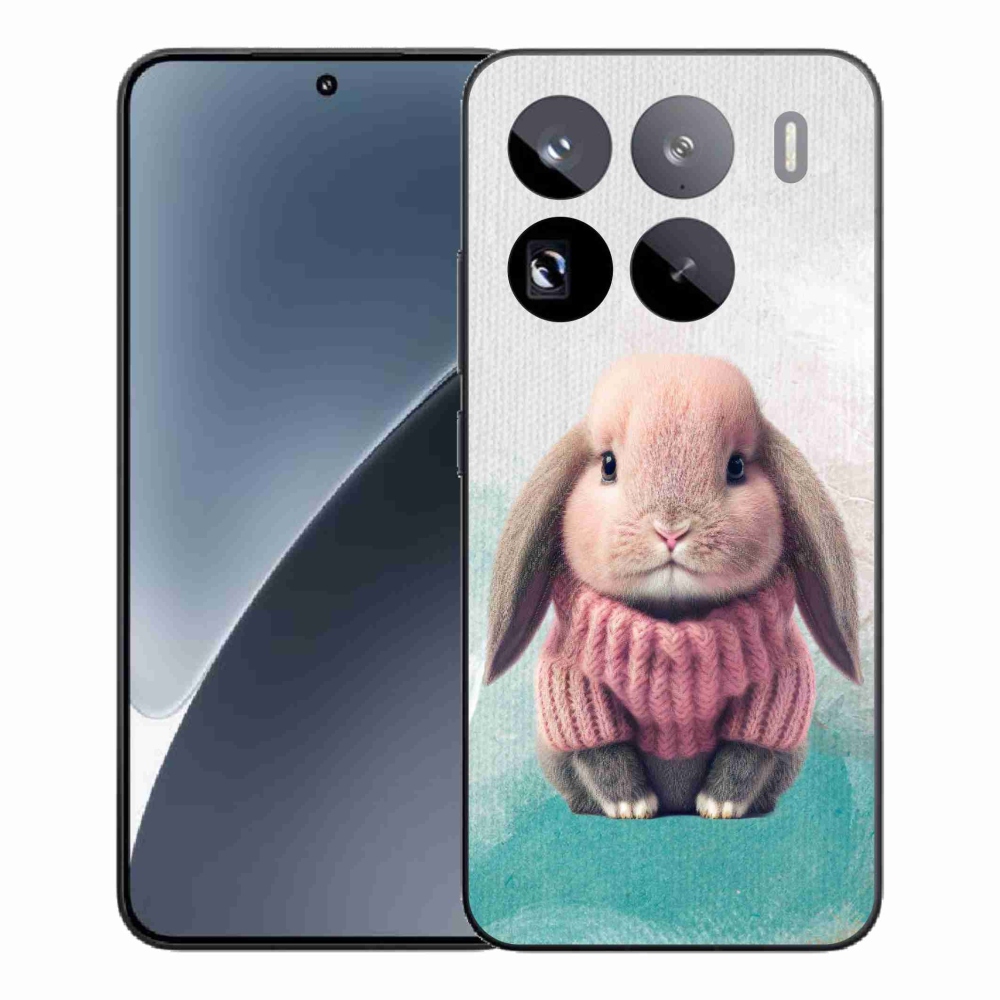 Gél borítás mmCase a Xiaomi 15 Pro-hoz - nyúl pulóverben