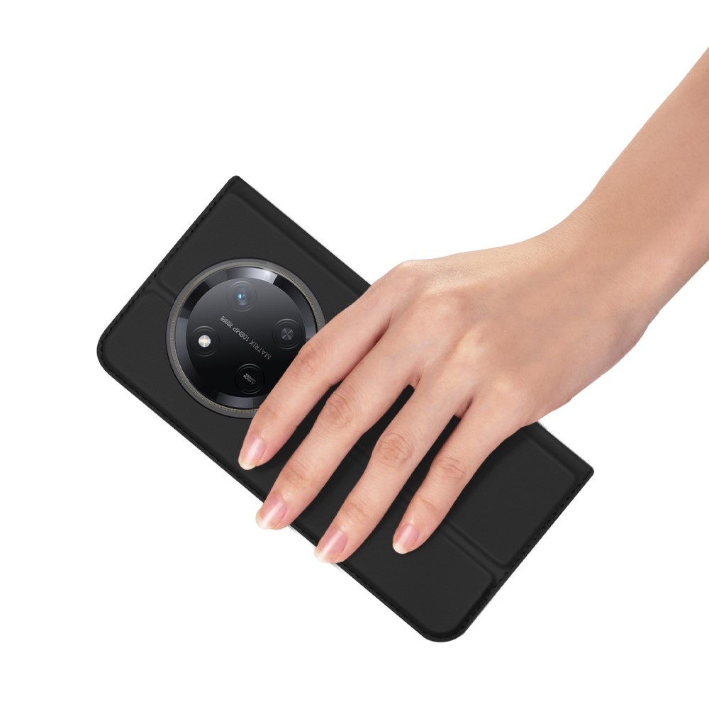 DUX könyvtáska Honor Magic 7 Lite 5G készülékhez - fekete