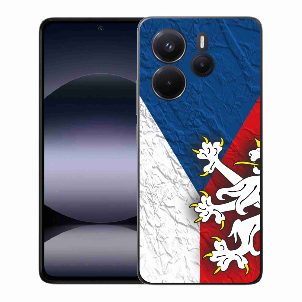 Gél borítás mmCase a Xiaomi Redmi Note 14-hez - cseh zászló 1