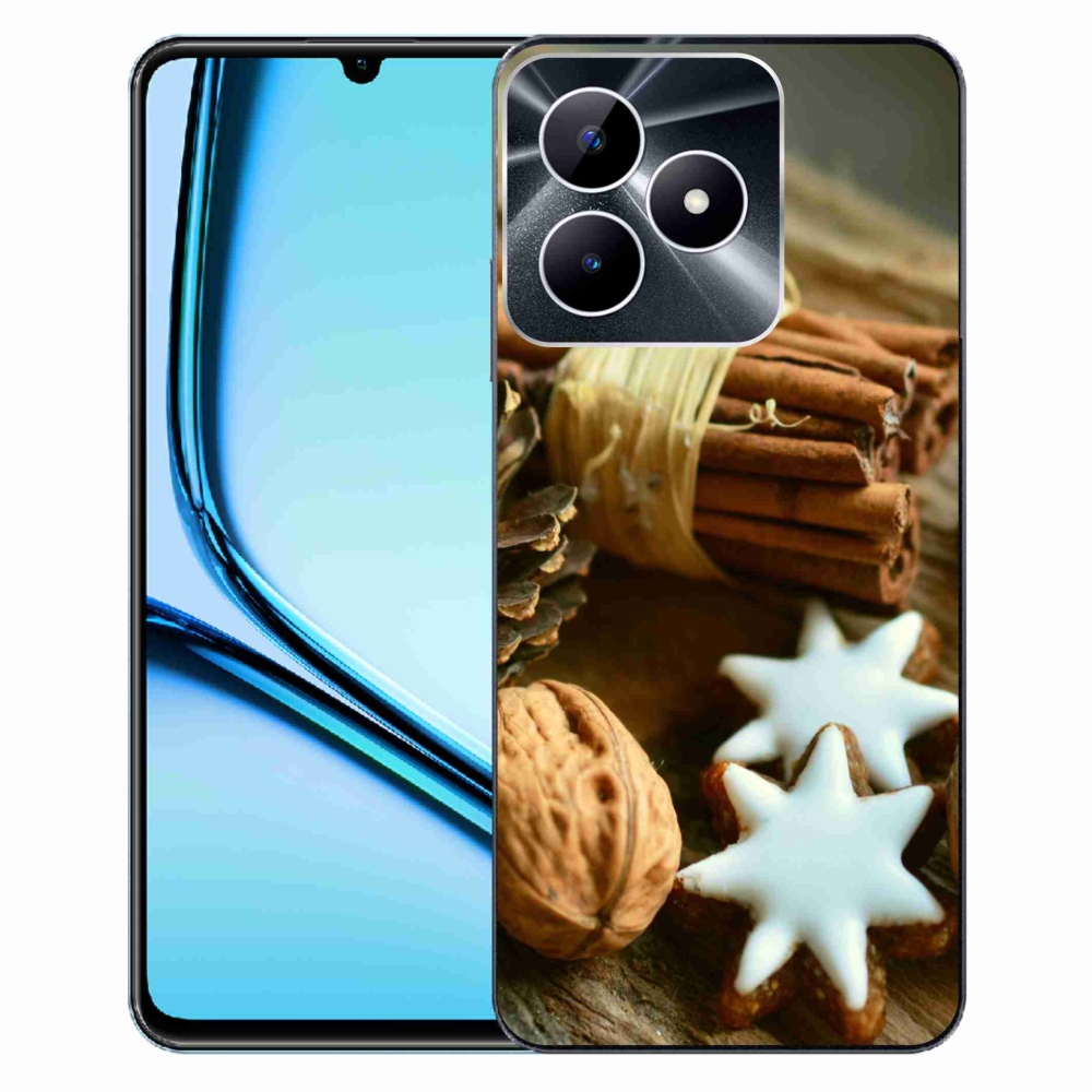 Gél borítás mmCase a Realme Note 50 készülékhez - fahéj és mézeskalács