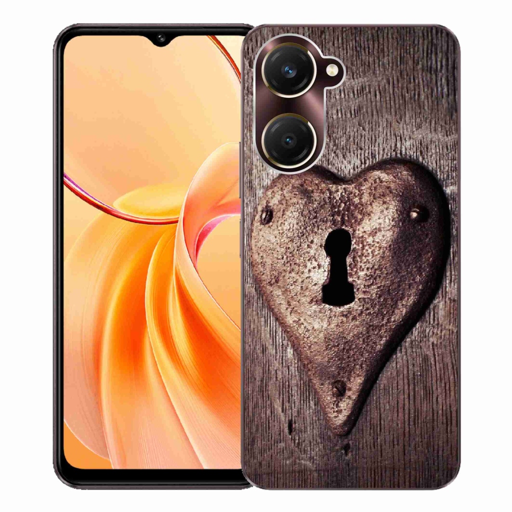 Gél borítás mmCase a Vivo Y28s 5G készülékhez - szív alakú zár