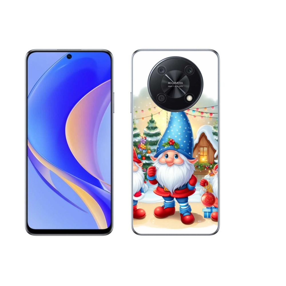 Gél borítás mmCase a Huawei Nova Y90 készülékhez - Karácsonyi manók