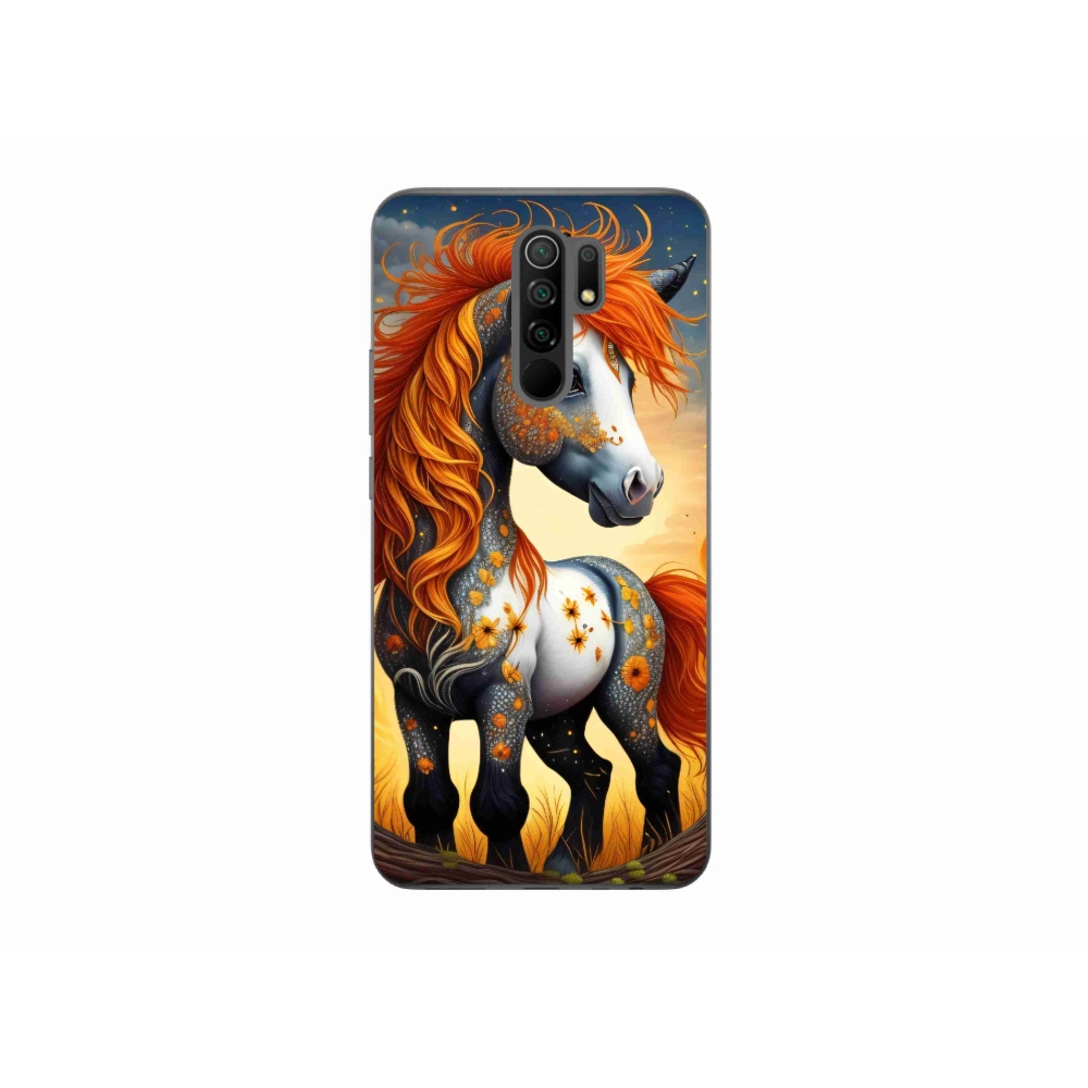 Gél borító mmCase a Xiaomi Redmi 9-hez - színes póni