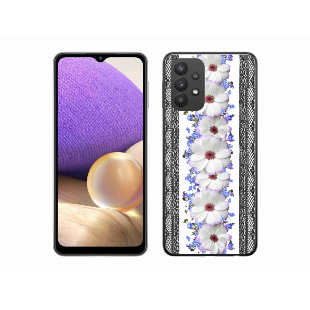 Gél borítás mmCase Samsung Galaxy A32 5G - virágok 8