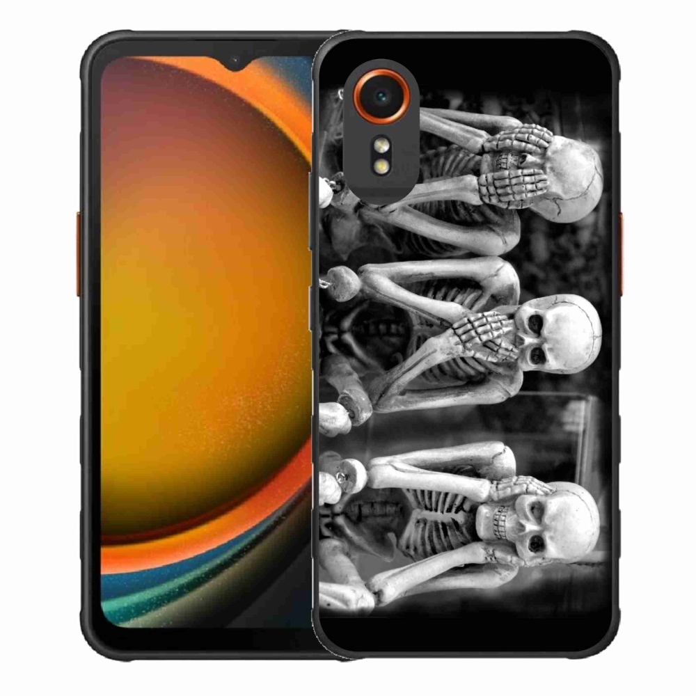 Gél borítás mmCase Samsung Galaxy Xcover 7 - csontvázakhoz