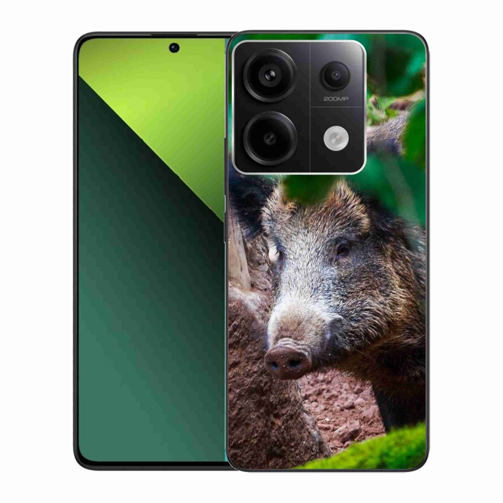 Gél borítás mmCase a Xiaomi Redmi Note 13 Pro 5G/Poco X6 5G számára - vaddisznó