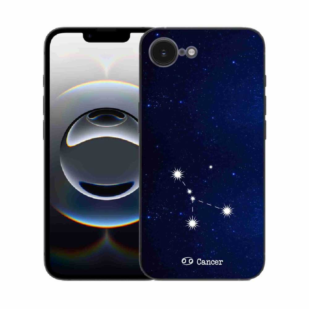 Gél borító mmCase iPhone 16e készülékhez - Rák csillagkép