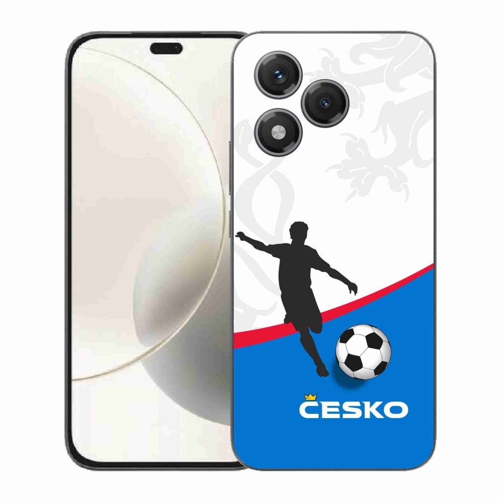 Gél borítás mmCase for Honor 400 Lite - futball Csehország 1