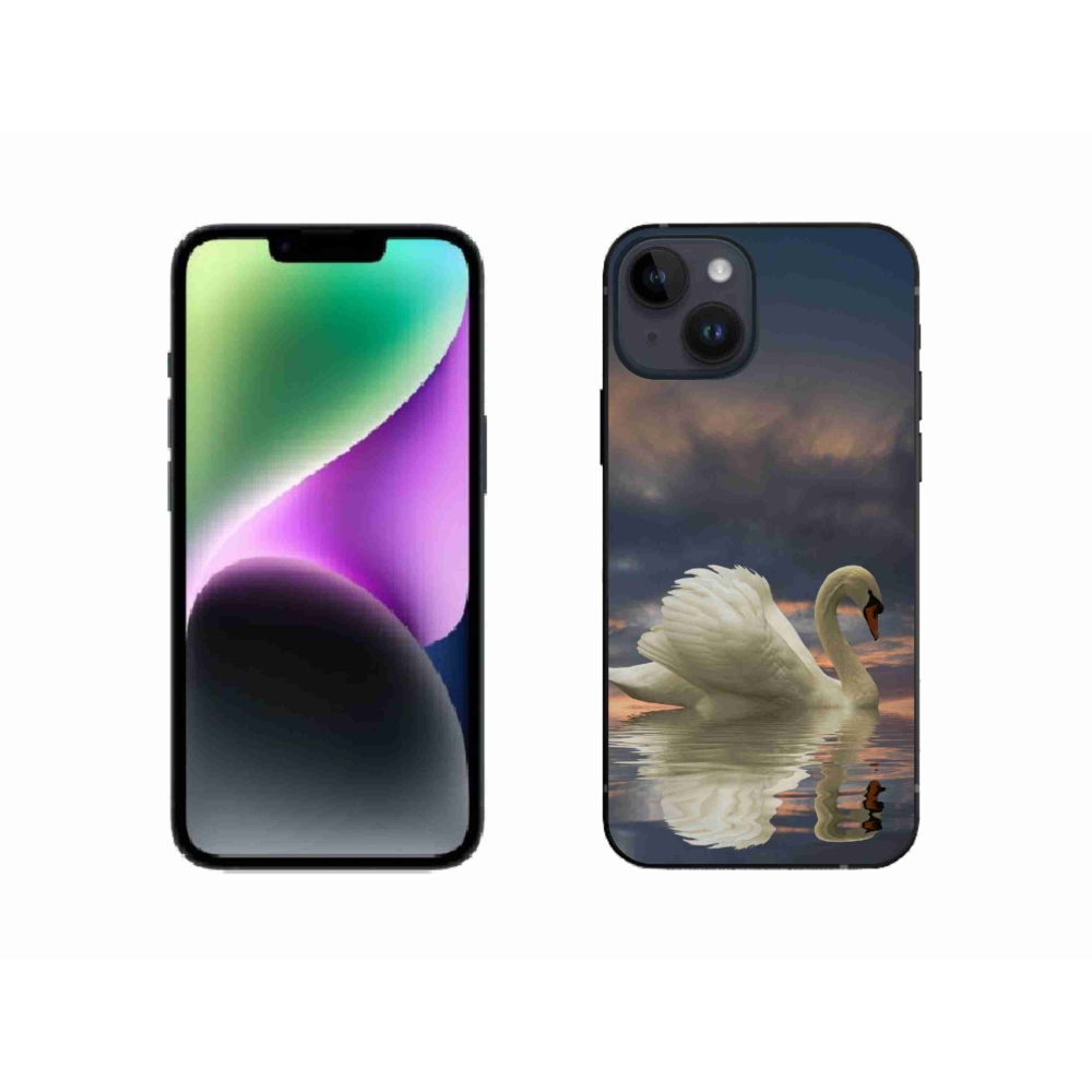 Zselés borítás mmCase iPhone 14 készülékhez - hattyú