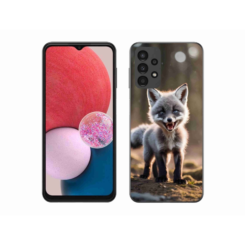 Gél borítás mmCase Samsung Galaxy A13 4G - angry fox - Samsung Galaxy A13 4G - angry fox