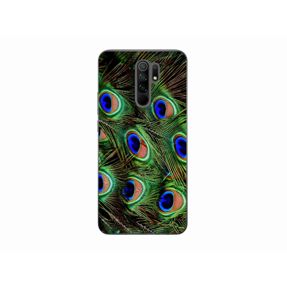 Gél borítás mmCase a Xiaomi Redmi 9-hez - pávatoll