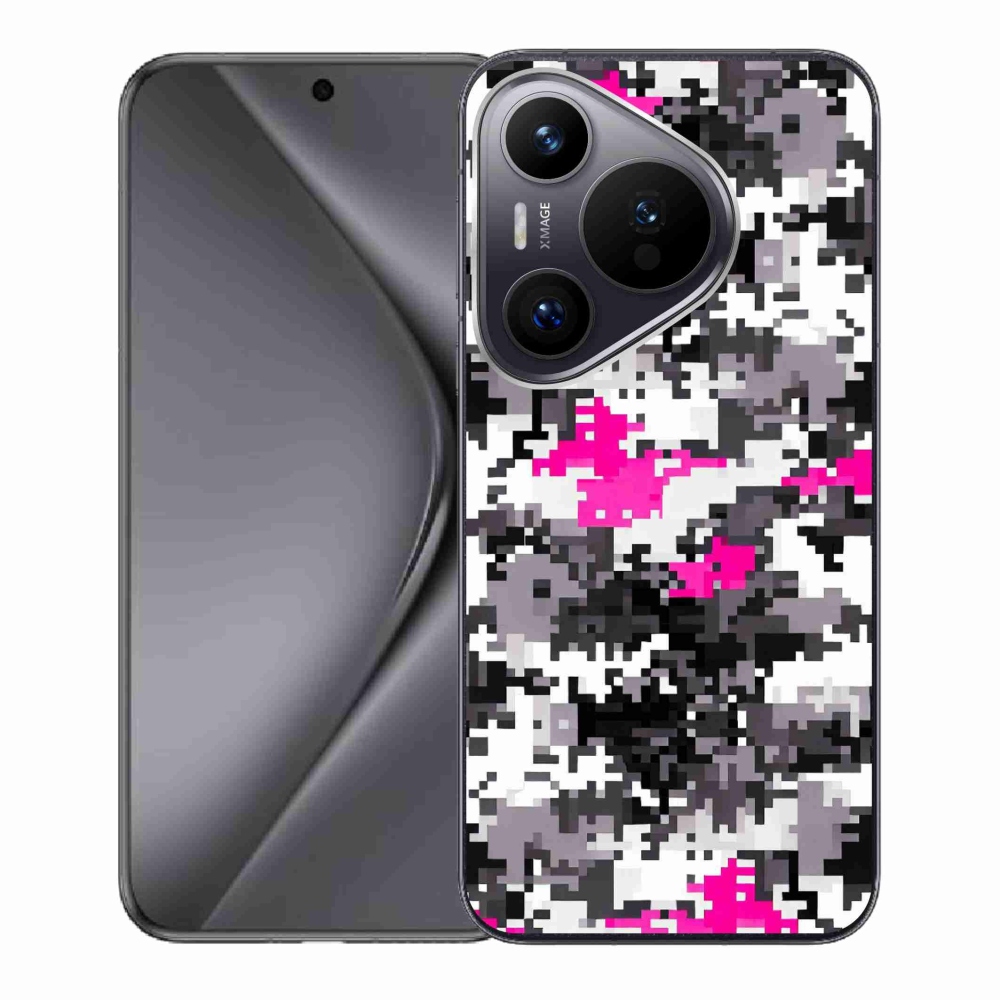 Gél borítás mmCase a Huawei Pura 70 készülékhez - terepszínű minta 4