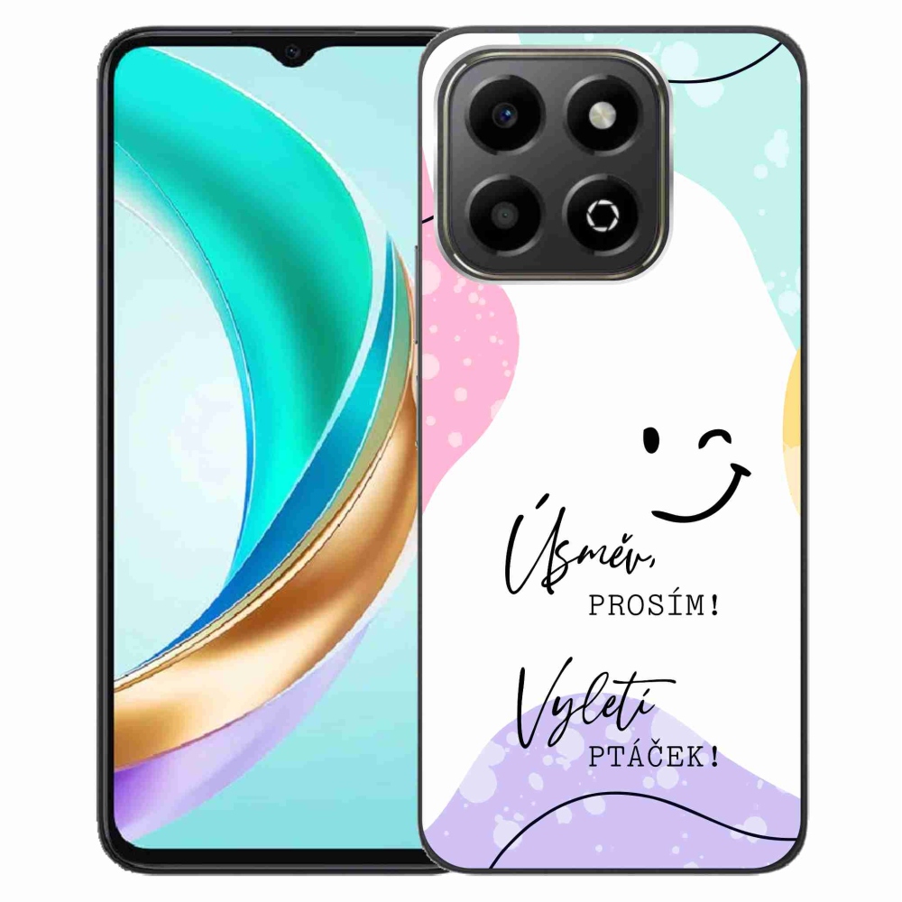 Gél borító mmCase a Honor X6b készülékhez - vicces szöveg 4 fehér háttérrel