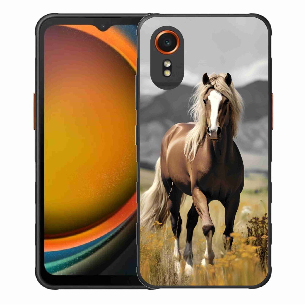 Zselés borítás mmCase Samsung Galaxy Xcover 7 - barna ló 1