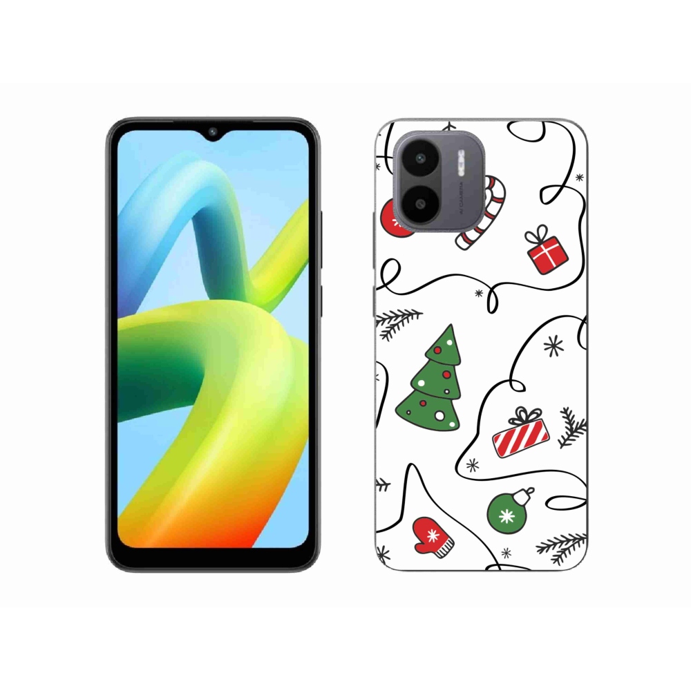 Gél borítás mmCase a Xiaomi Redmi A1/Redmi A2 készülékhez - karácsonyi motívumok