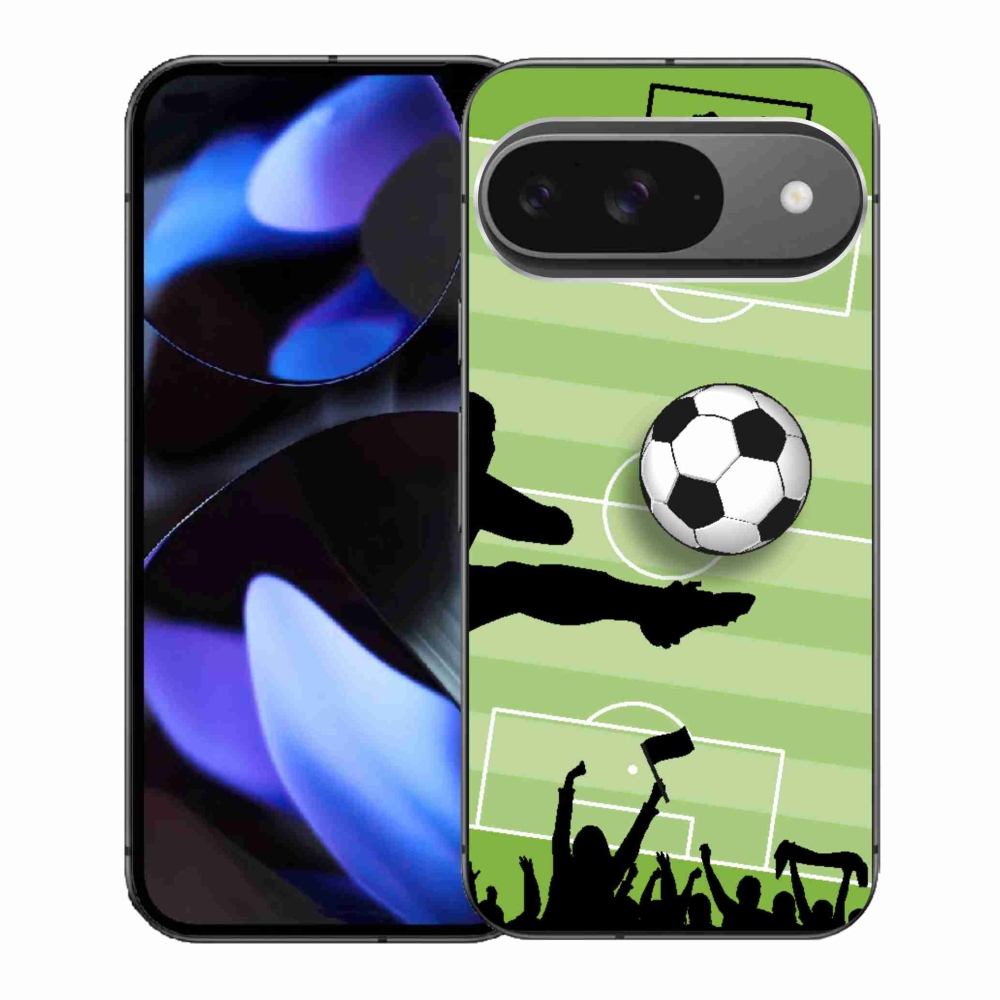 Zselés borítás mmCase a Google Pixel 9/9 Pro számára - futball 3