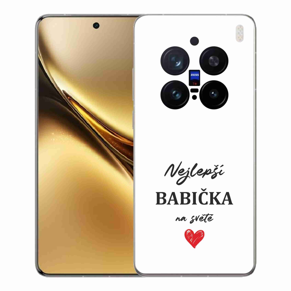 Gél borítás mmCase a Vivo X200 Pro 5G készülékre - Best Grandma 1 fehér háttér