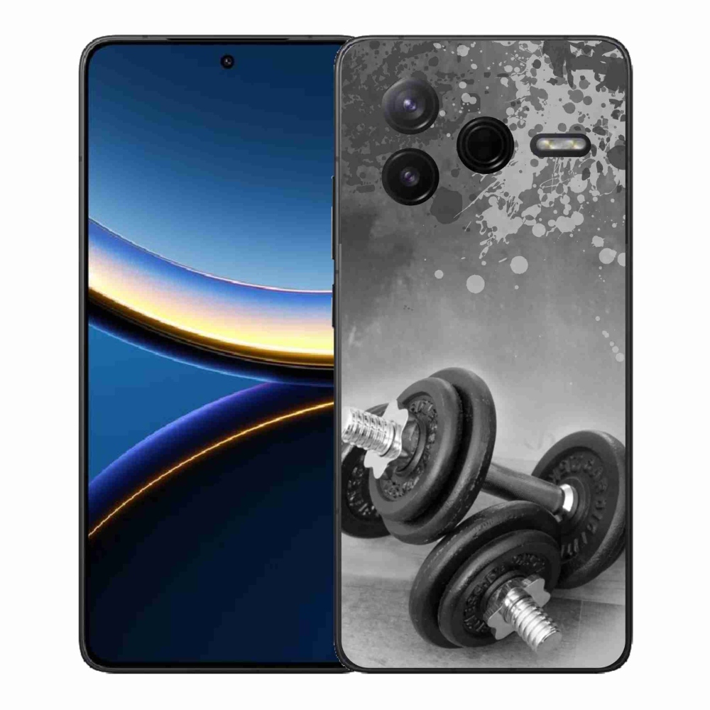 Gél borítás mmCase a Xiaomi Poco F7 Pro számára - súlyzók 1