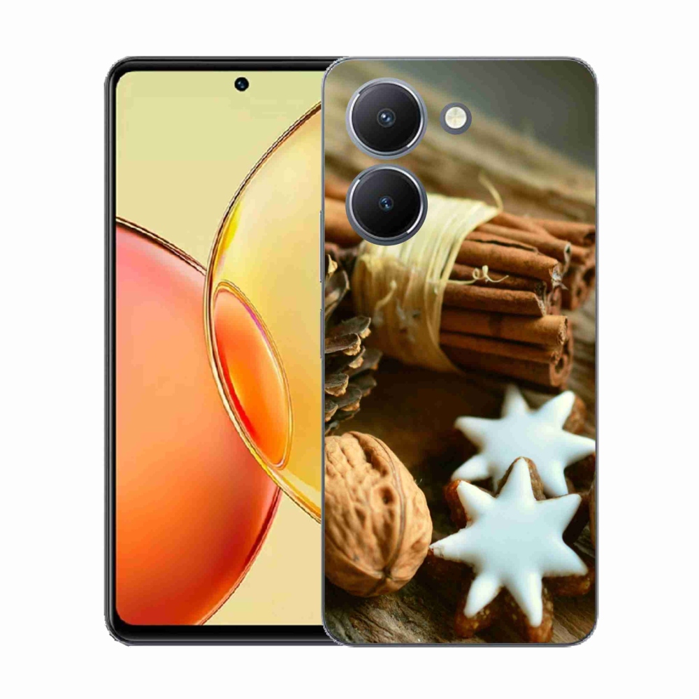 Gél borítás mmCase a Vivo Y36-hoz - fahéj és mézeskalács