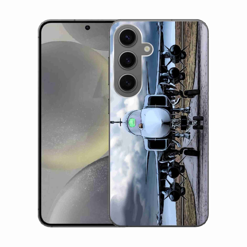 Gél borítás mmCase Samsung Galaxy S24 - katonai repülőgépekhez
