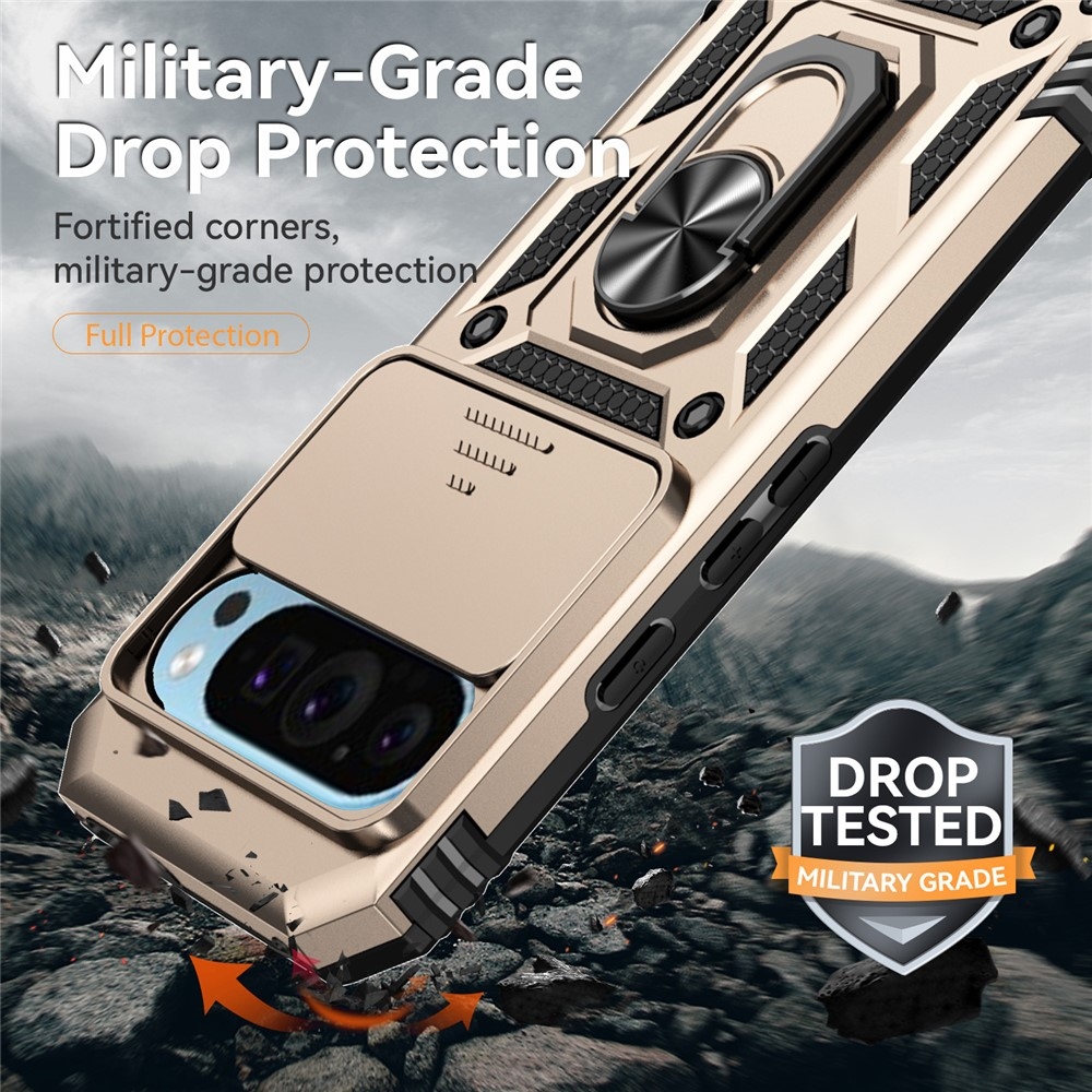 Csúszásálló borítás a Google Pixel 10 Pro/Pixel 10/9 Pro/9 készülékhez - arany színben