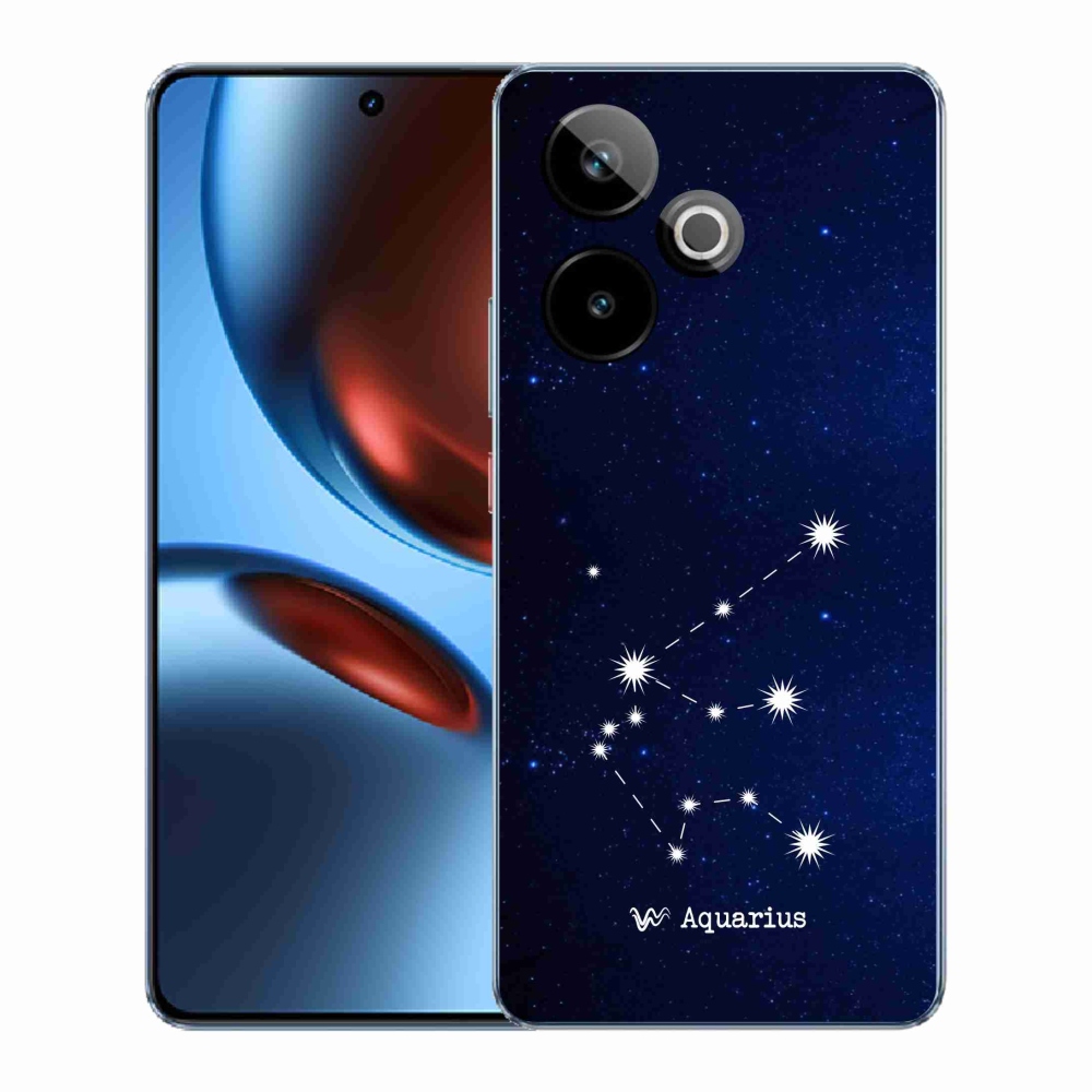 Rugalmas zselés tok mmCase képpel a Realme GT 7 5G/GT 7T 5G - Aquarius számára