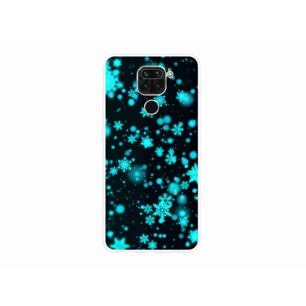 Gél borítás mmCase a Xiaomi Redmi Note 9-hez - hópelyhek 1